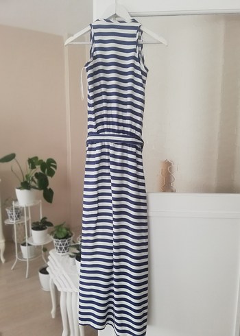 Askılı Uzun Yazlık Elbise - Görsel 6