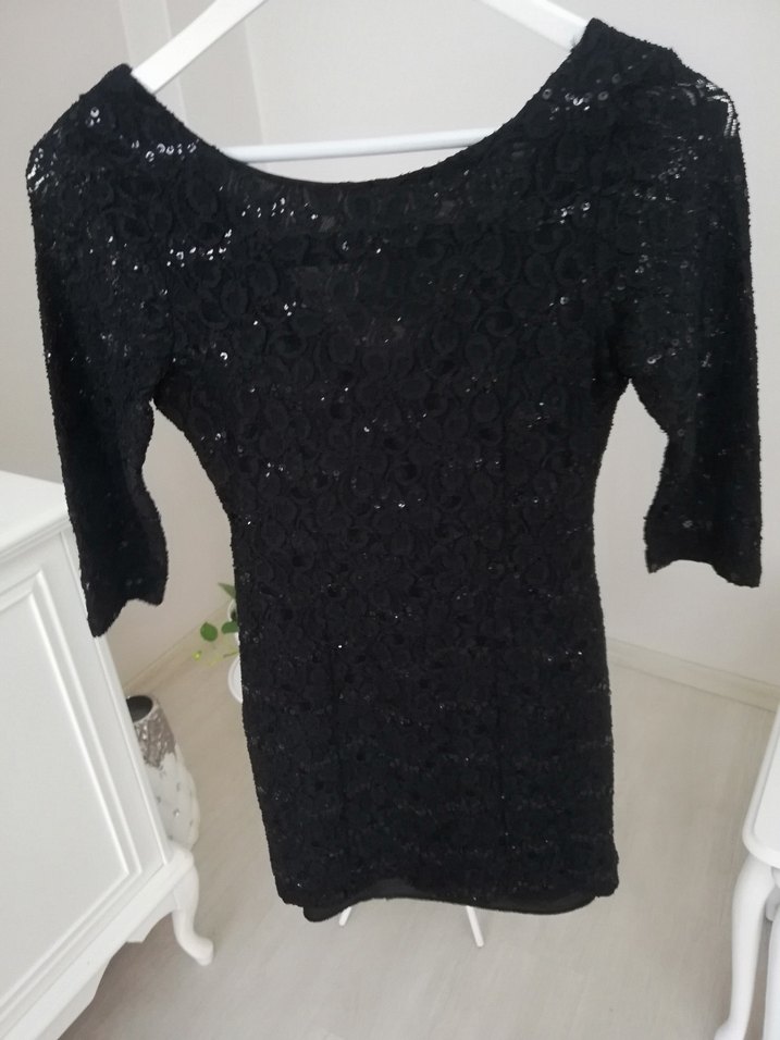 Sırt Detaylı Dantel Mini Abiye Gece Elbisesi - Görsel 5