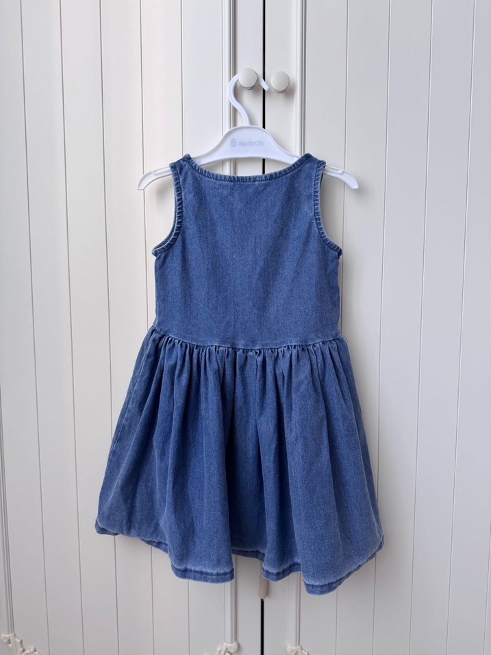 H&M kız çocuk kot elbise - Görsel 3