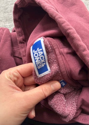 Jack & Jones Bordo Kapüşonlu Sweatshirt - Görsel 3