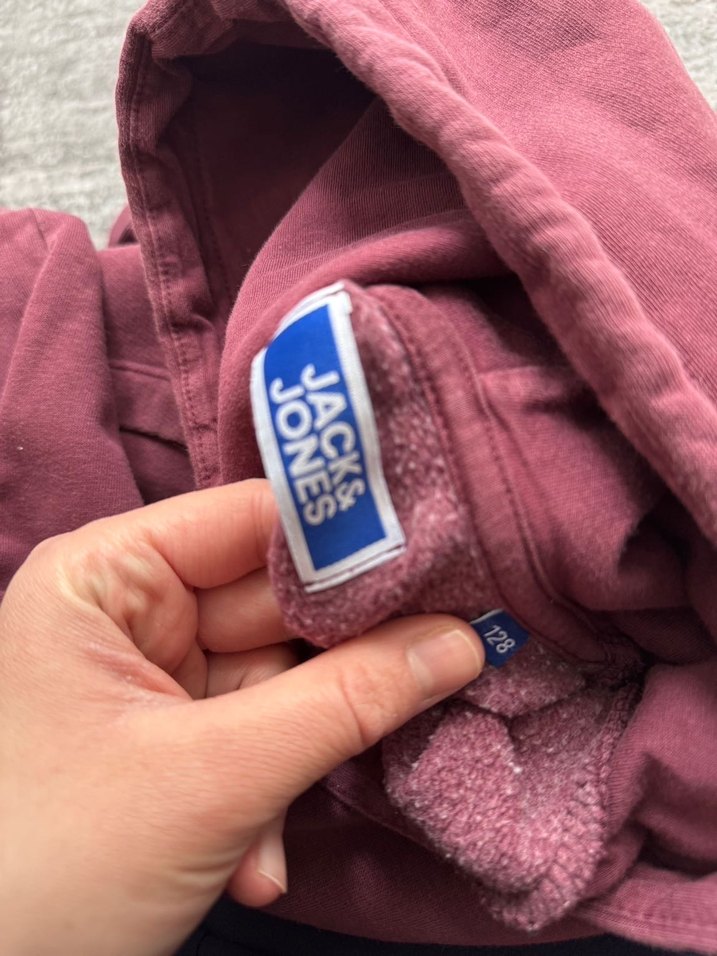 Jack & Jones Bordo Kapüşonlu Sweatshirt - Görsel 3