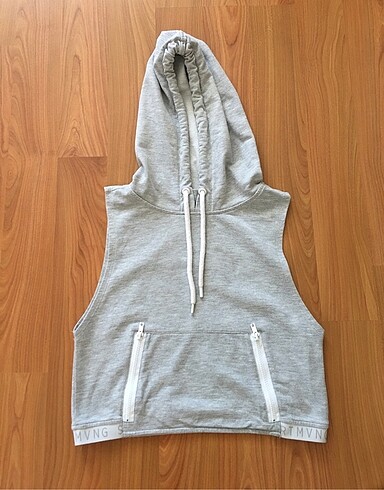 Crop Spor Kapüşonlu