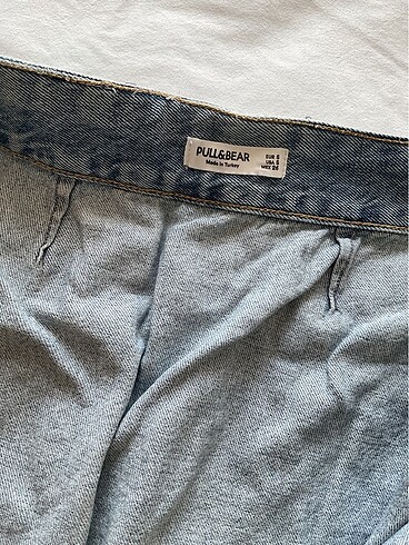 s Beden mavi Renk Pull&Bear kot etek