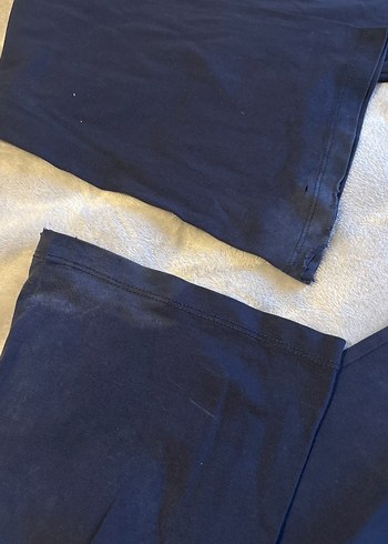 Lacivert ispanyol paca uzun boy tayt - Görsel 2