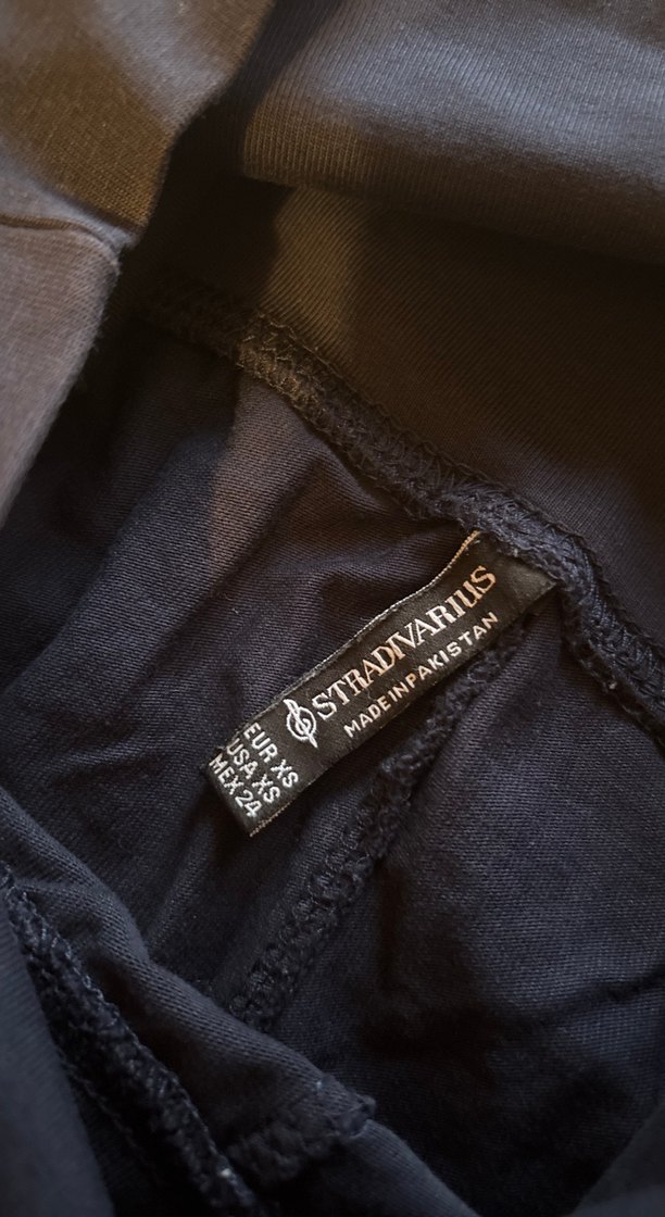 Lacivert ispanyol paca uzun boy tayt - Görsel 4