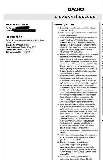 Casıo AE 1200 WHB - Görsel 14