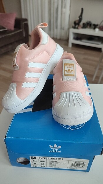 26 Beden Adidas superstar spor ayakkabı