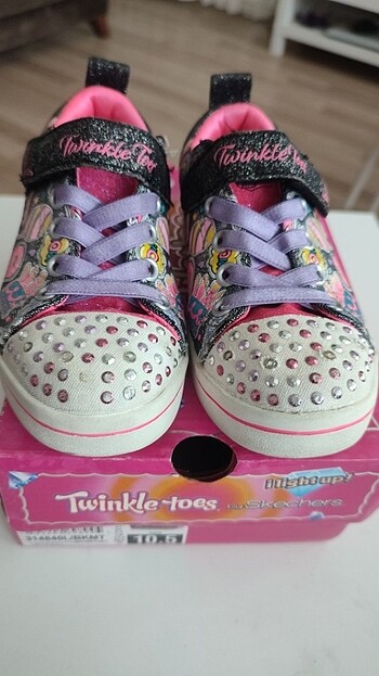 27 Beden Skechers Twinkle toes spor ayakkabı