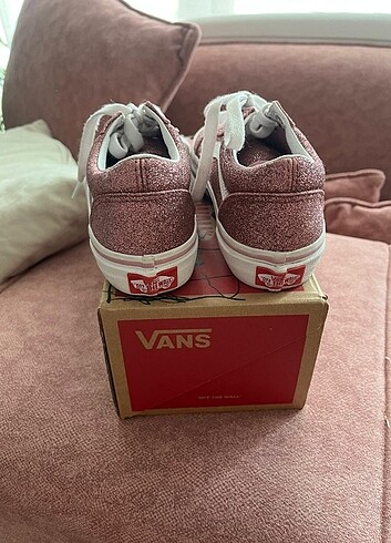 31 Beden pembe Renk Vans simli pembe