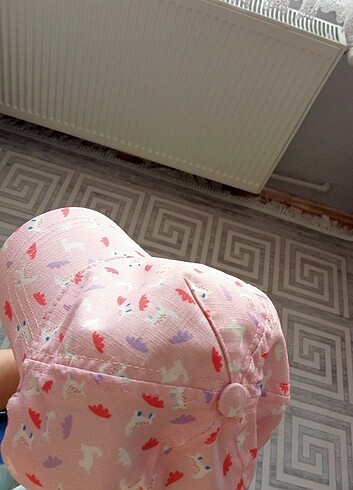 1-2 Yaş, 19 cm Beden Kız bebek şapka