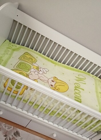  Beden beyaz Renk Bebek karyolası (beşik)