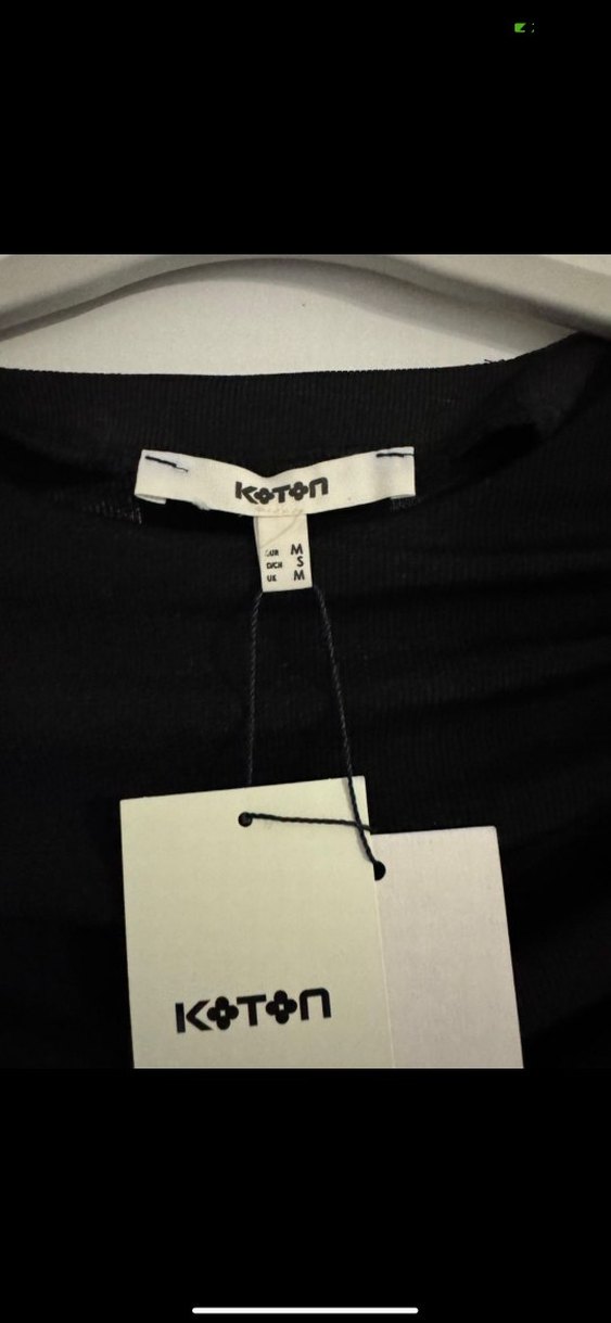 Uzun Kollu Siyah Drapeli Kadın Bluz - Görsel 3