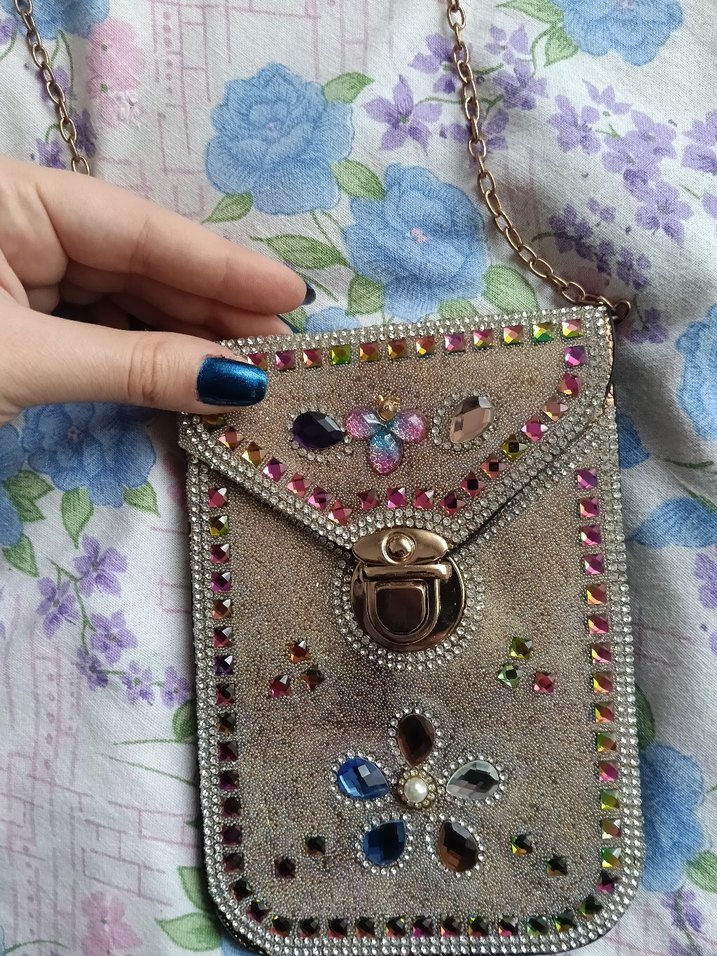 Boncuk İşlemeli Bohem Kadın Çanta - Görsel 2