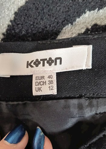 Siyah Midi Etek - Görsel 2