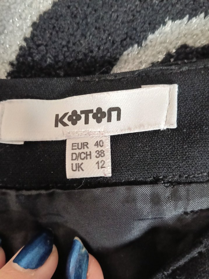 Siyah Midi Etek - Görsel 2