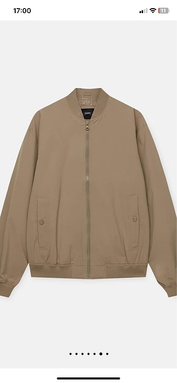 Pull and bear hafif bomber Ceket - Görsel 2
