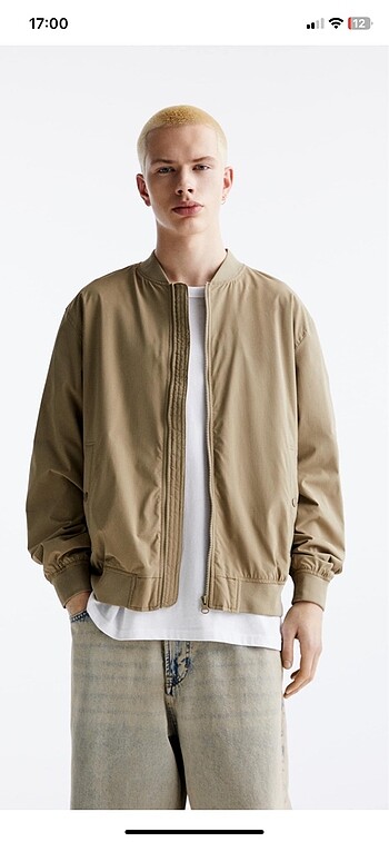 Pull and bear hafif bomber Ceket