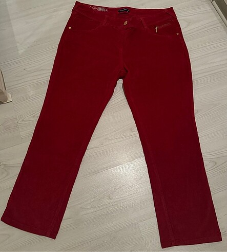 Us polo büyük beden kadın kadife pantalon jean