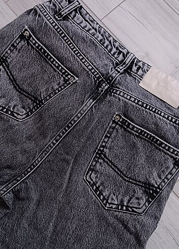34 Beden çeşitli Renk Antrasit Mom Jeans