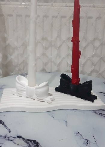 Beyaz Deniz Temalı Mumluk - Görsel 4