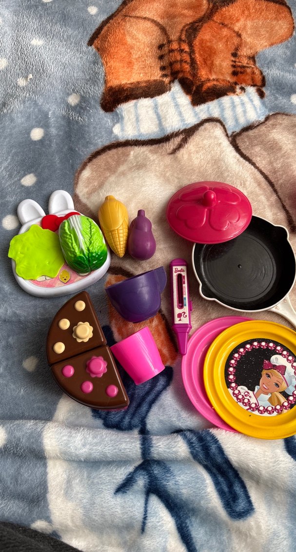 barbie evcilik mutfak seti - Görsel 2