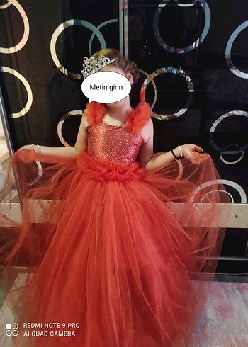 Çocuk abiye gelinlik - Görsel 2