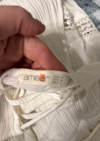 Bej şile bezi Bohem Uzun Elbise - Görsel 4