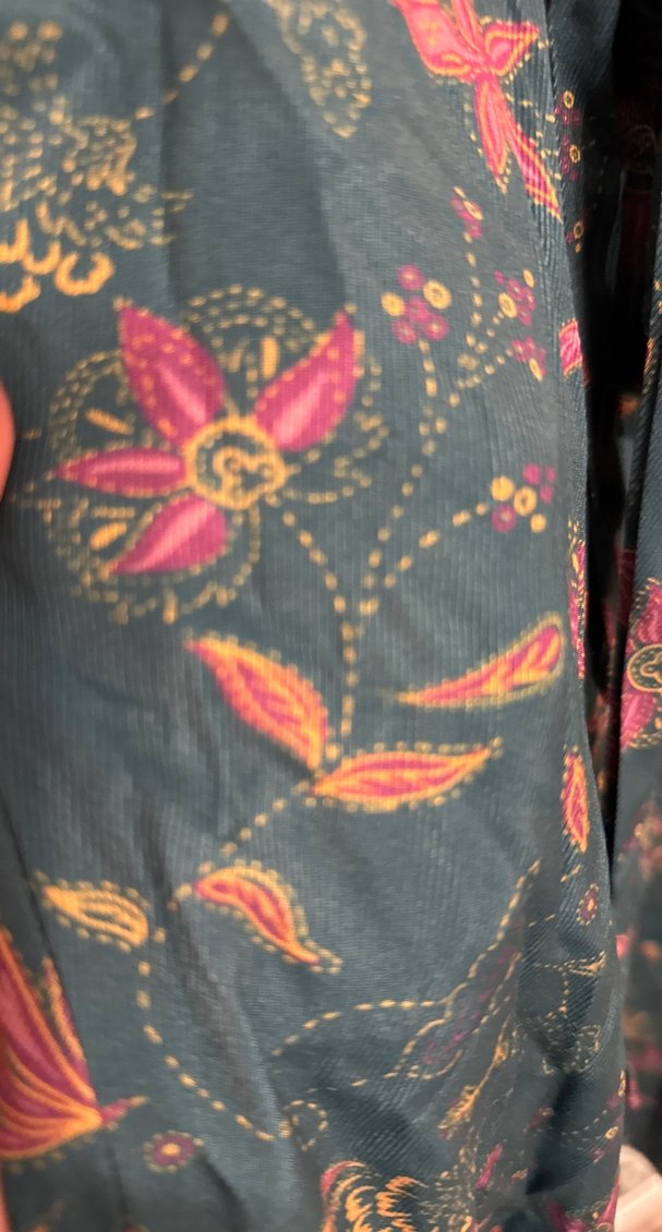 Çiçek Desenli Bohem Uzun Kollu Elbise - Görsel 4