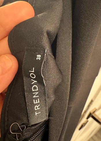 Siyah Yüksek Yakalı Midi Abiye Elbise - Görsel 5