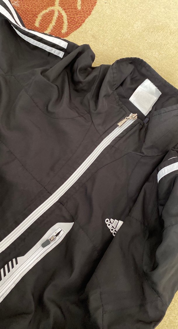 Siyah Fermuarlı Erkek kadın Spor Ceket - Görsel 3