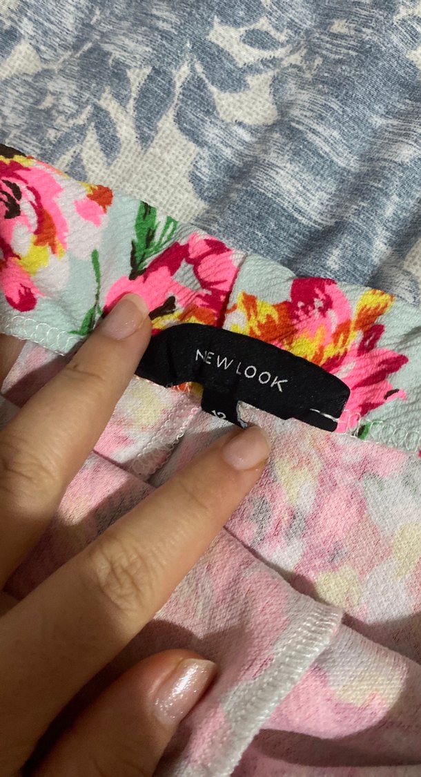 Çiçek Desenli Çok Renkli şort etek yurt dışından m l - Görsel 2