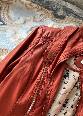 Koton deri ceket s m - Görsel 4