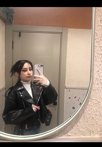 xs Beden zara siyah deri ceket