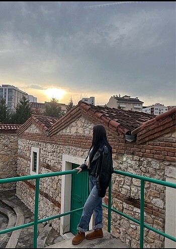 Zara zara siyah deri ceket