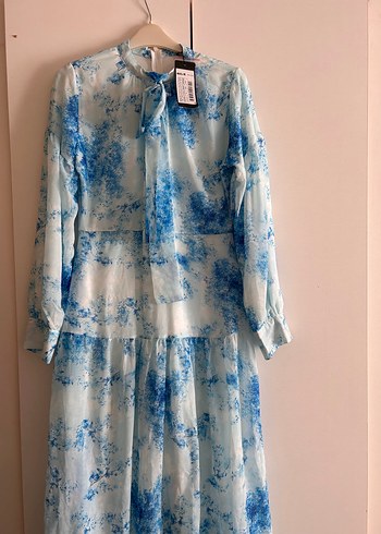 Abiye şifon elbise - Görsel 2