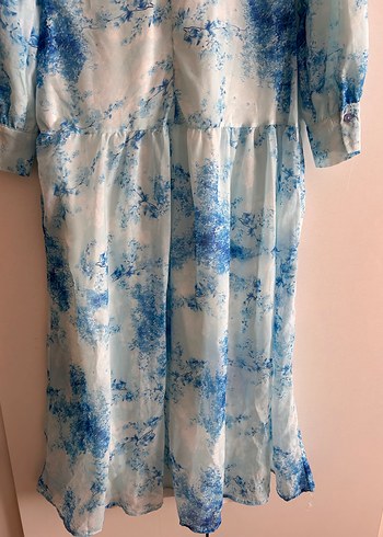 Abiye şifon elbise - Görsel 5