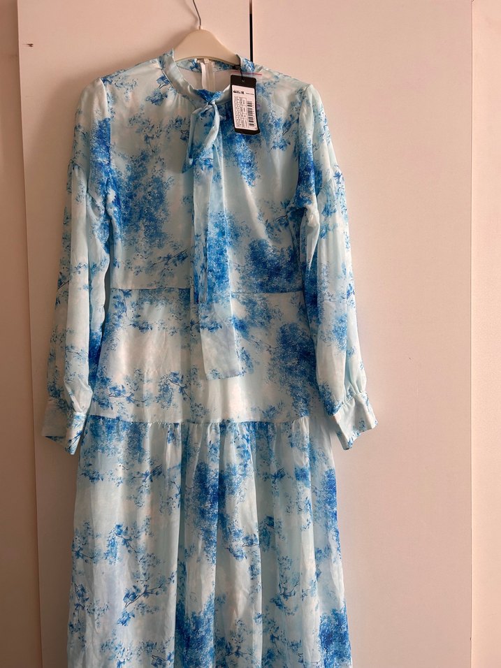 Abiye şifon elbise - Görsel 2