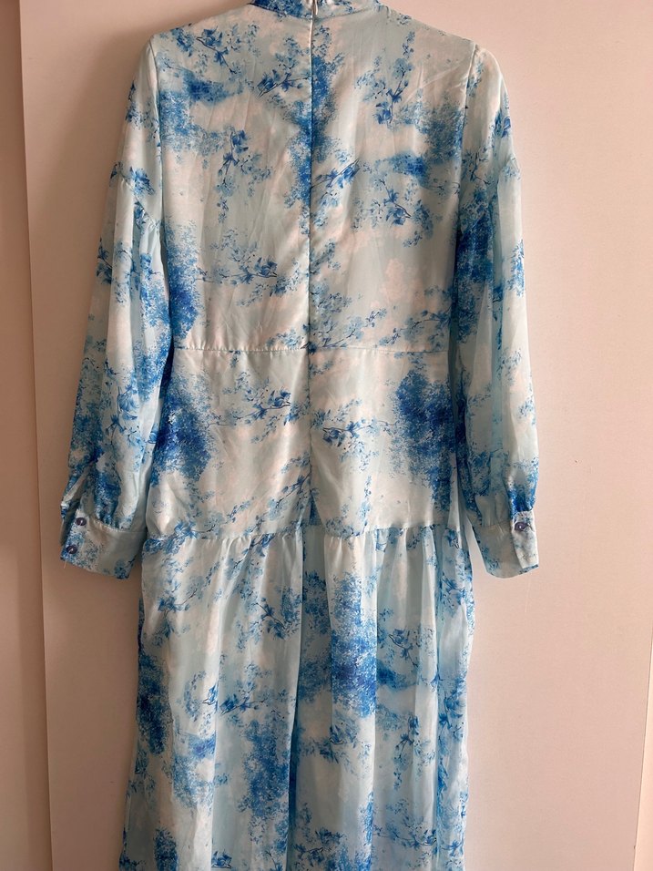 Abiye şifon elbise - Görsel 4