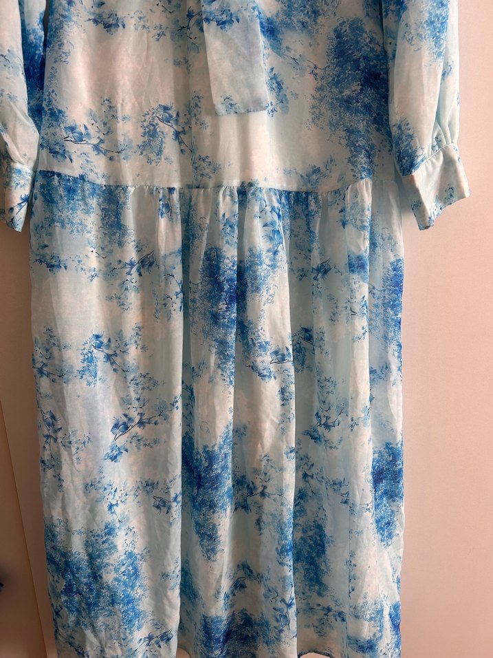 Abiye şifon elbise - Görsel 3