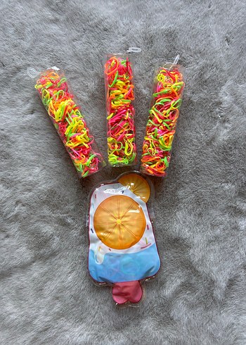 Renkli Boncuklu Nakışlı Çocuk Toka Seti - Görsel 6