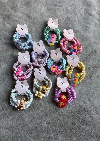 Renkli Boncuklu Nakışlı Çocuk Toka Seti - Görsel 9