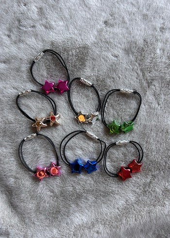 Renkli Boncuklu Nakışlı Çocuk Toka Seti - Görsel 4