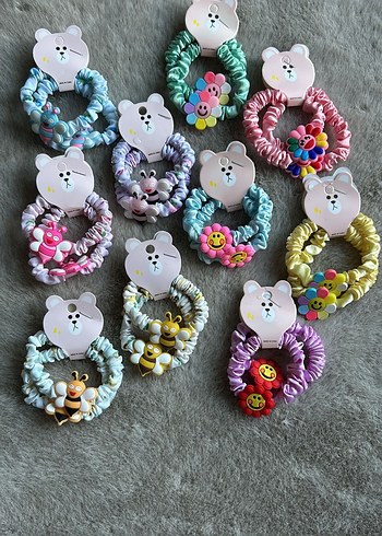 Renkli Boncuklu Nakışlı Çocuk Toka Seti - Görsel 7