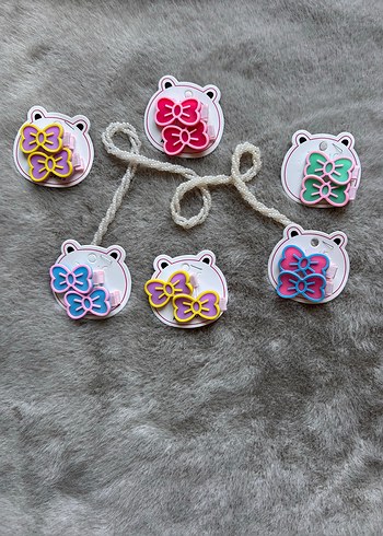 Renkli Boncuklu Nakışlı Çocuk Toka Seti - Görsel 12