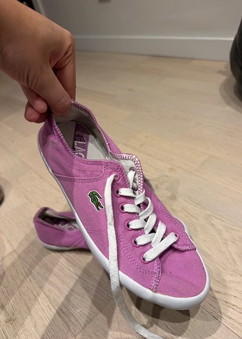 Lacoste Pembe Dusuk Bilekli Sneaker