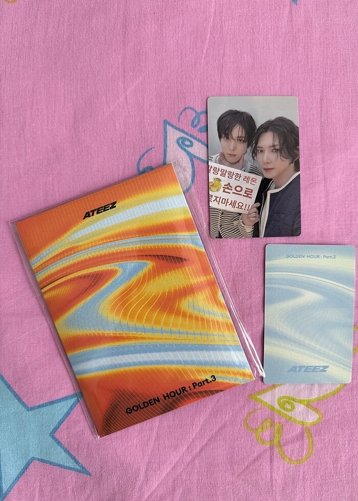 Ateez Yeosang Golden Hour Part 3 Pc & Pocaalbum - Görsel 2