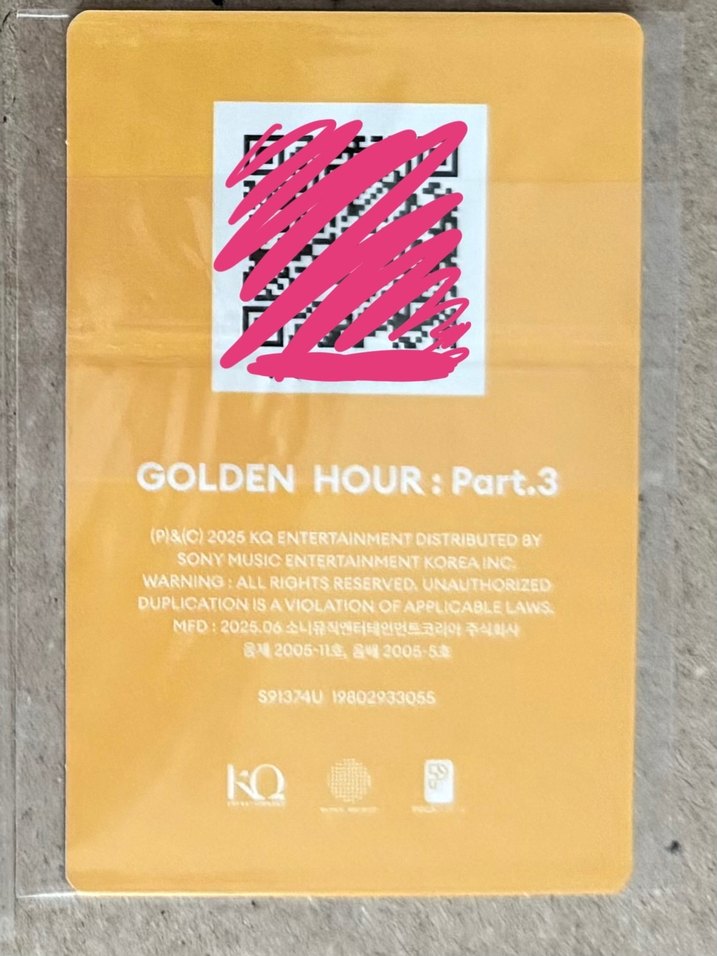 ATEEZ Wooyoung Golden Hour Pt3 Pc - Görsel 2