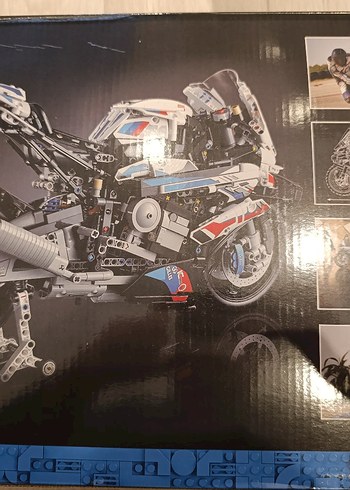 Lego uyumlu Beyaz Teknik Motosiklet Seti