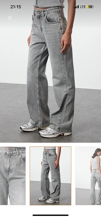 Wide leg jeans