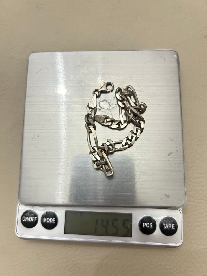 925 ayar erkek gümüş bilekik - Görsel 2